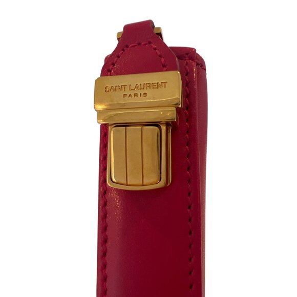 Unisex Saint Laurent Fuchsia Leather Tablet Case - Picture 5 of 13